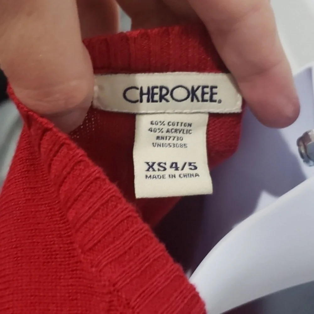 Long sleeve girls shirt size‎ 4/5 Cherokee brand